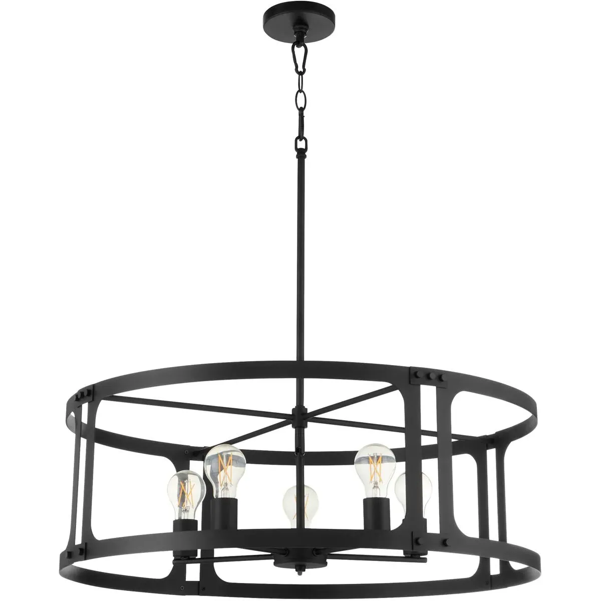 Quorum Colburn 5-Light 29 inch Pendant - Matte Black product