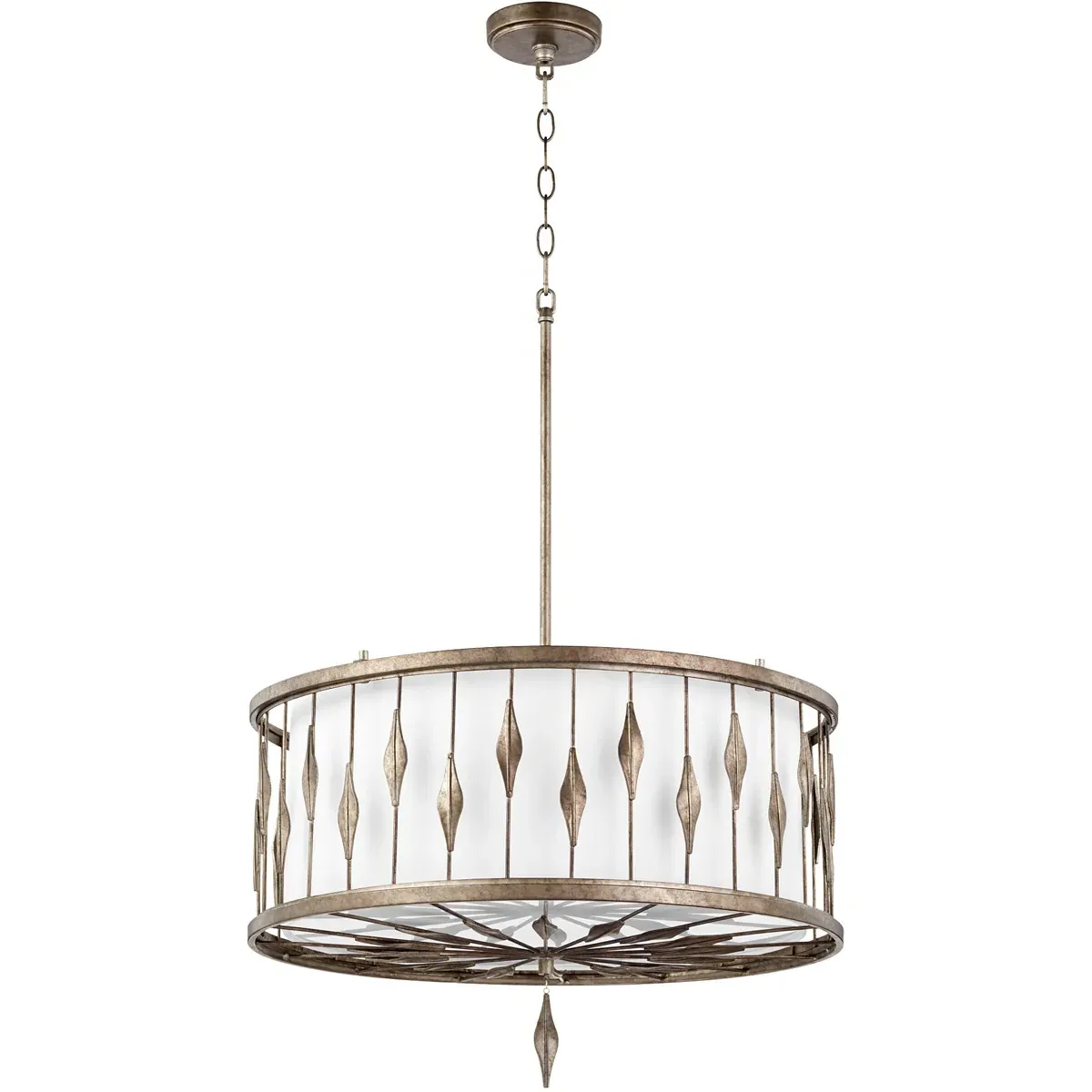 Quorum Cordon 6-Light Pendant Ceiling Light - Persian Gray product