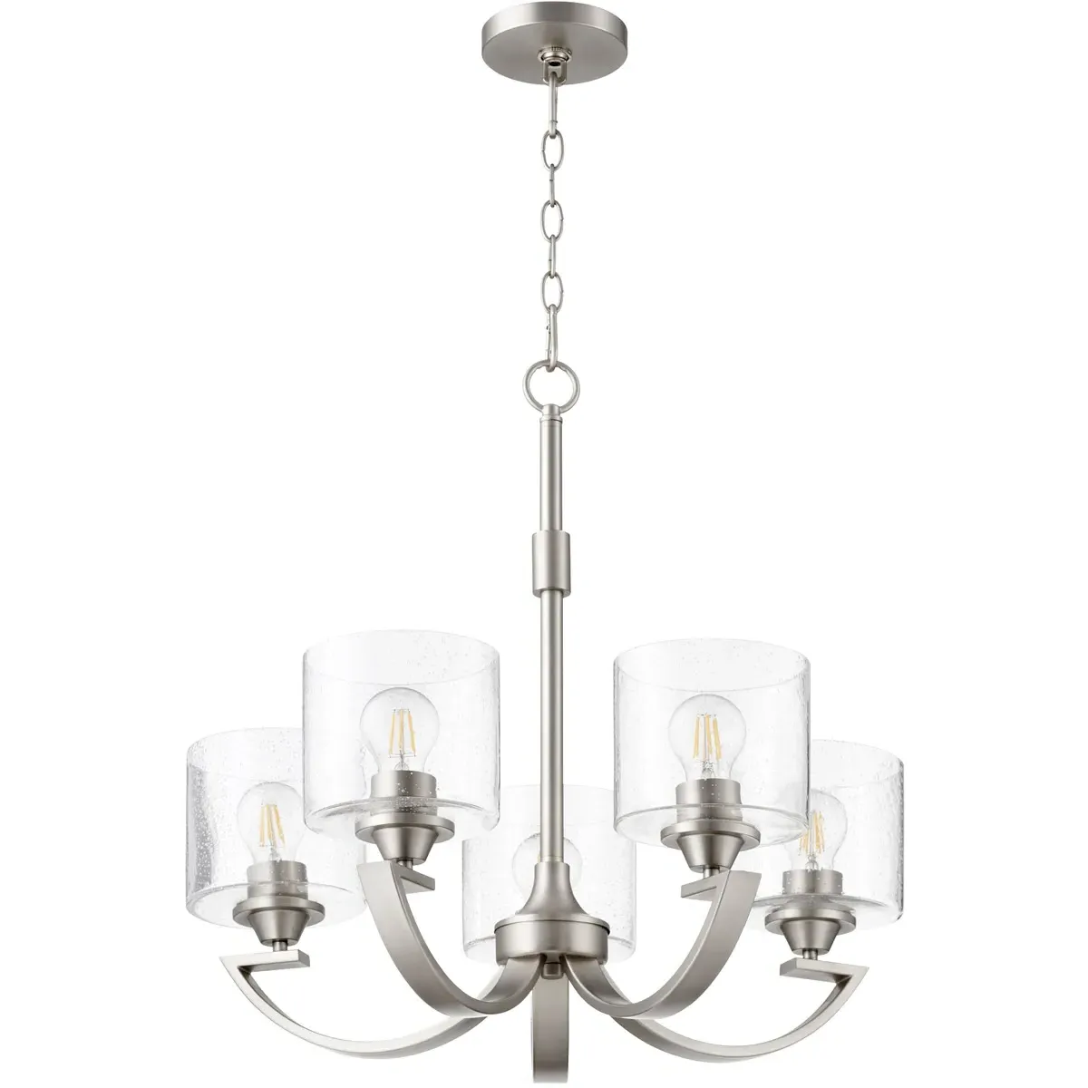 Quorum Dakota 5-Light Chandelier - Satin Nickel product