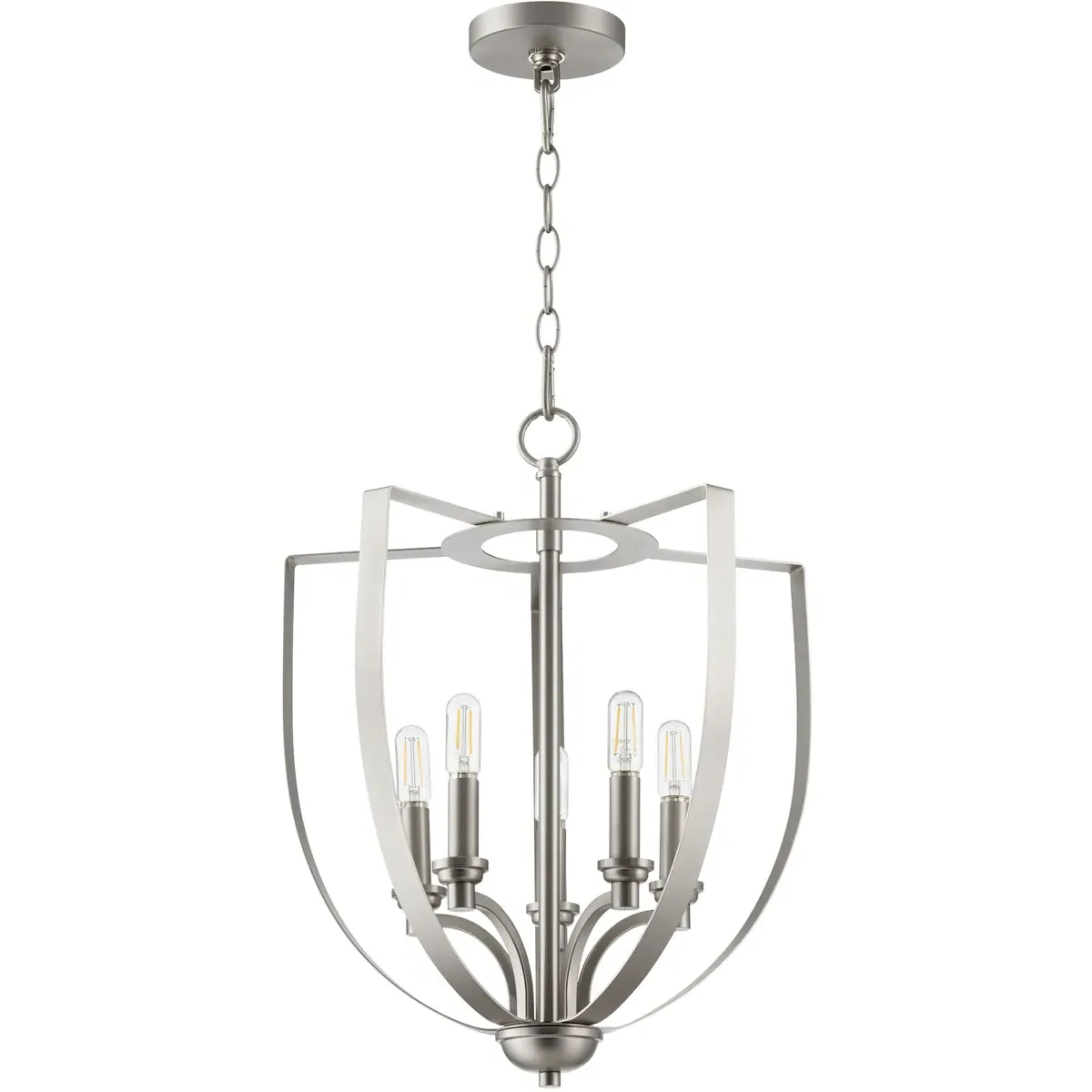 Quorum Dakota 5-Light Entry Pendant - Satin Nickel product