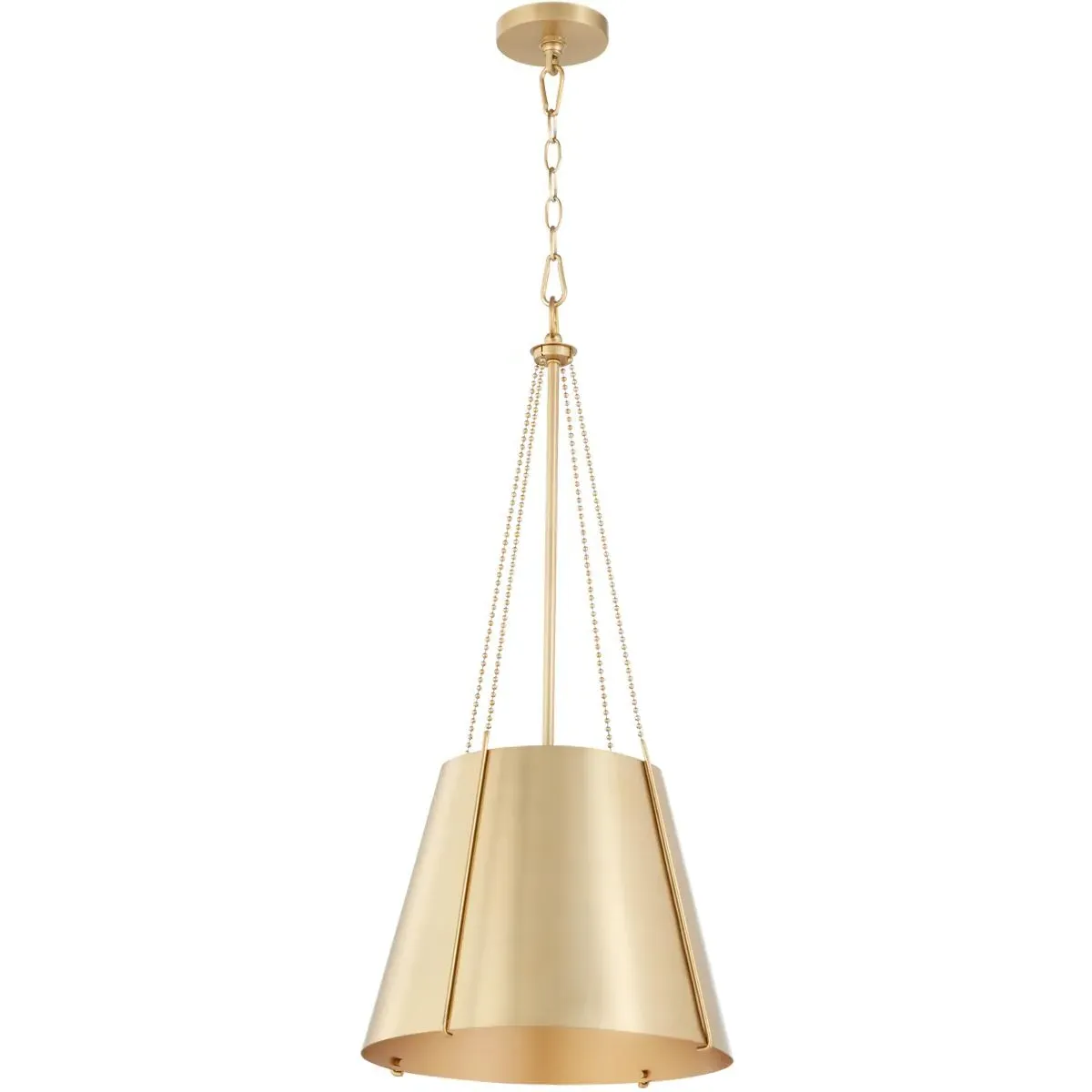 Quorum Denise 1-Light Pendant Ceiling Light - Aged Brass, Steel product