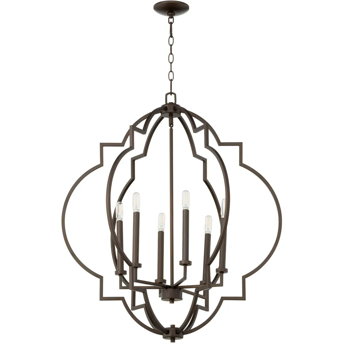 Quorum Dublin 6-Light Pendant - Oiled Bronze product