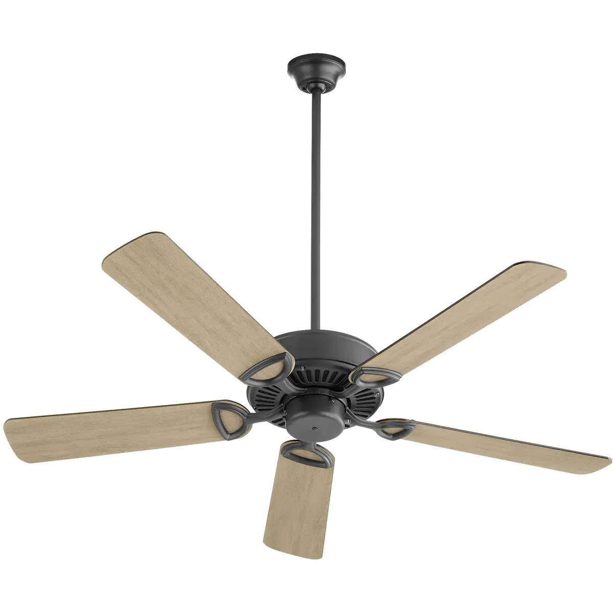 Quorum Estate 52-Inch Ceiling Fan - Matte Black, Metal product