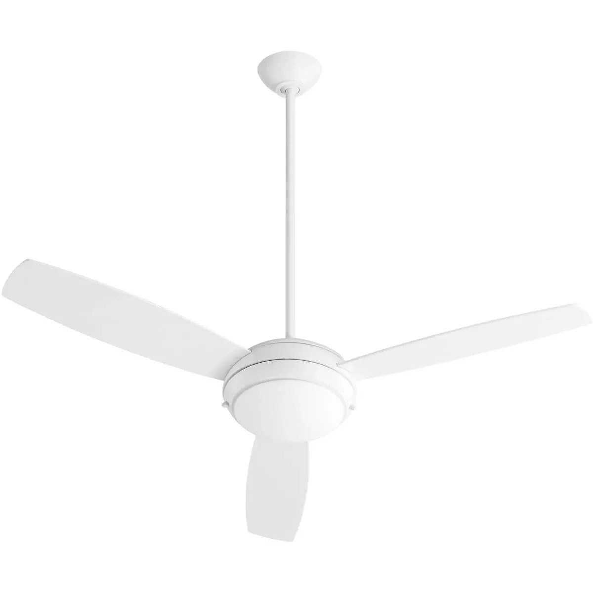 Quorum Expo 52 Inch 3-Blade Ceiling Fan with Light Kit - Studio White product