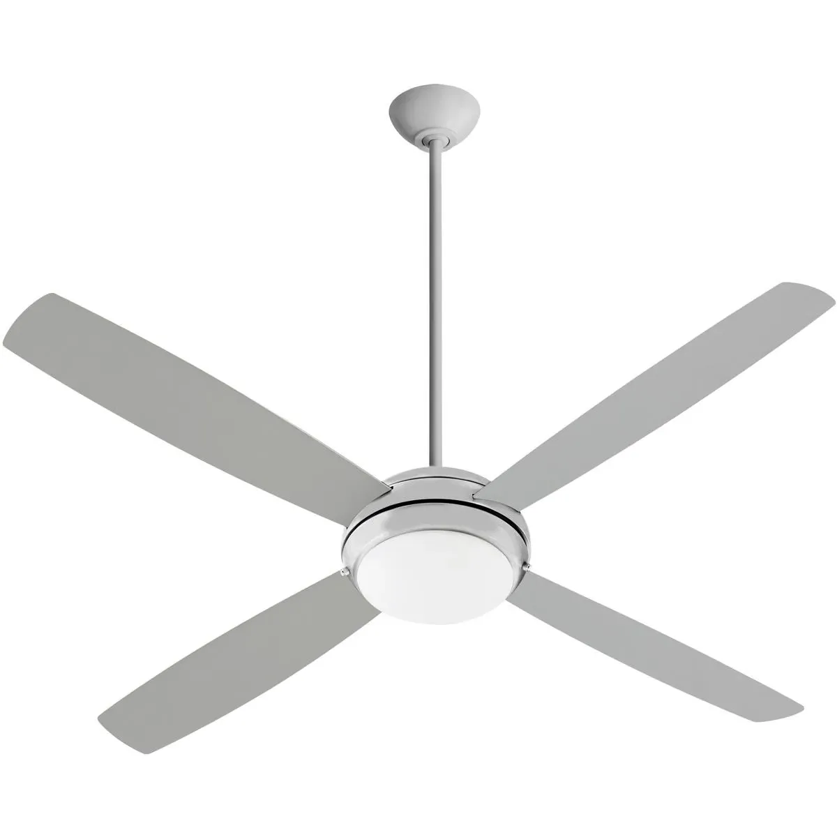 Quorum Expo 60 Inch Ceiling Fan - Satin Nickel, Silver/Weathered Gray product