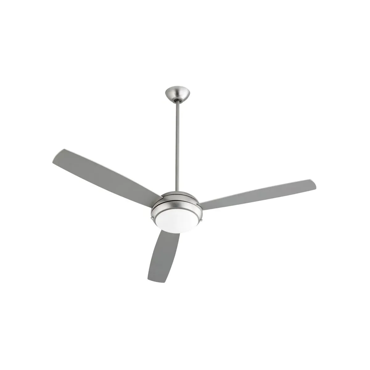 Quorum Expo 60 Inch Ceiling Fan - Satin Nickel, Silver/Weathered Gray product