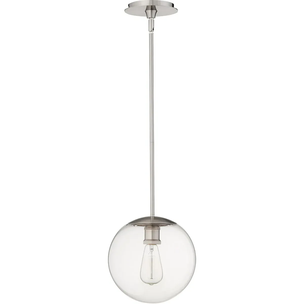 Quorum Fort Worth 1-Light Mini Pendant - Satin Nickel product