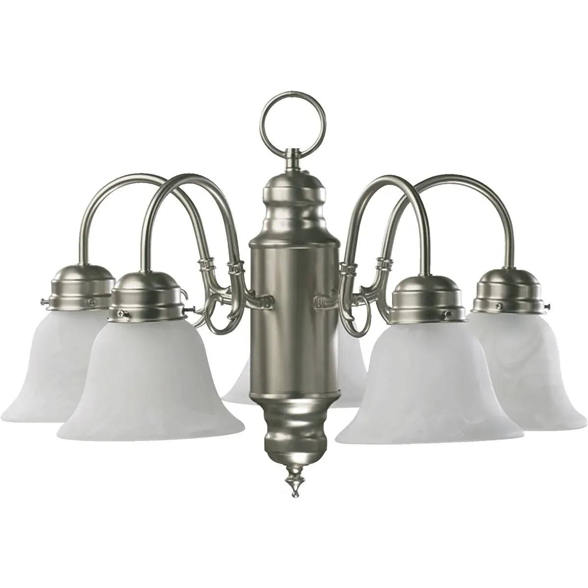 Quorum Fort Worth 5-Light Chandelier - Satin Nickel product