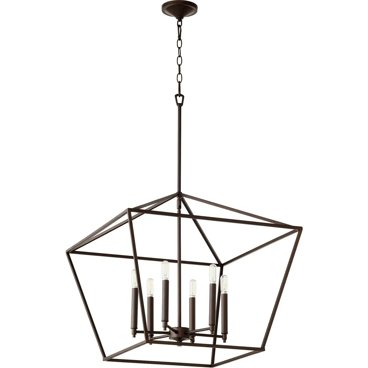Quorum Gabriel 6-Light Foyer Pendant - Oiled Bronze product