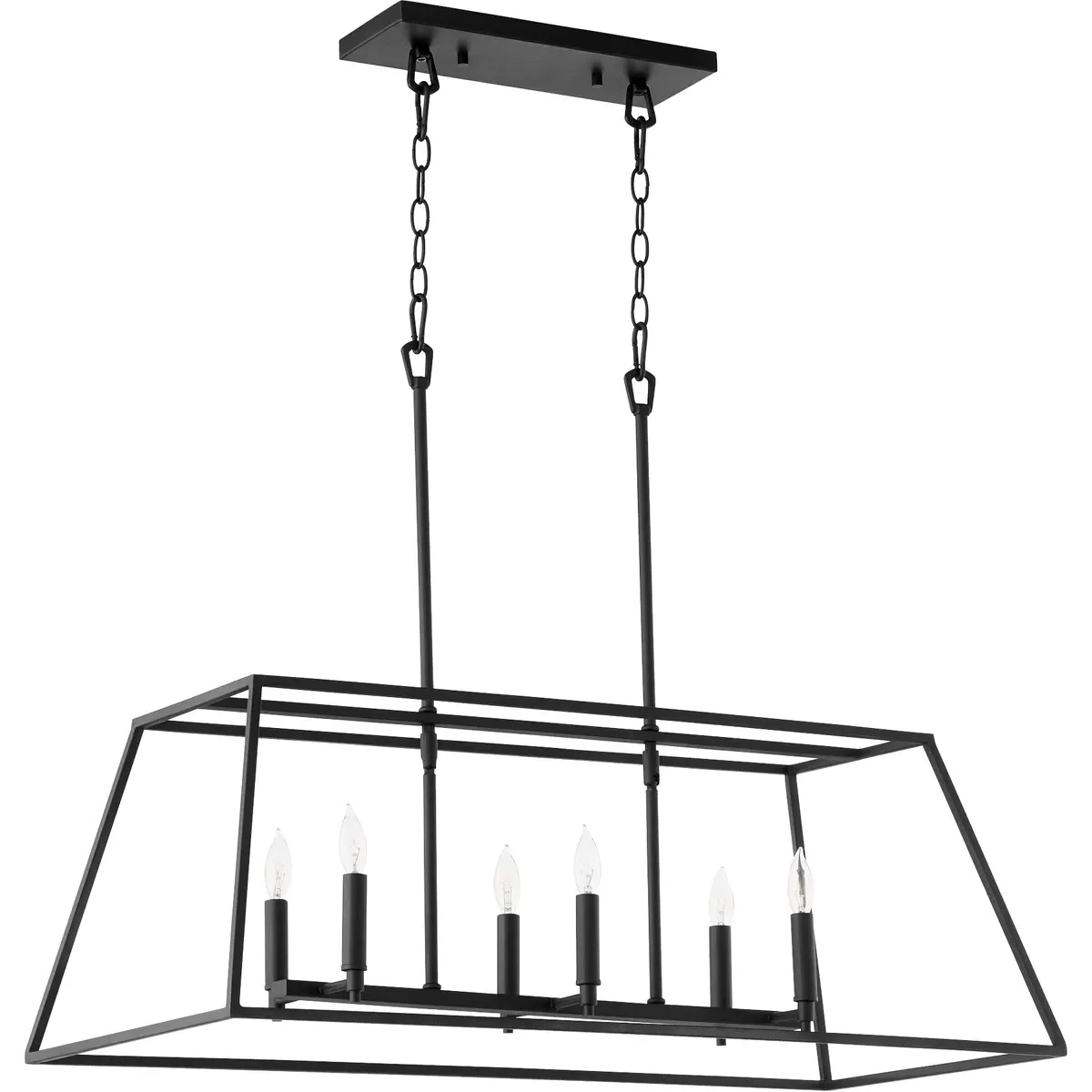 Quorum Gabriel 6-Light Linear Pendant - Noir product