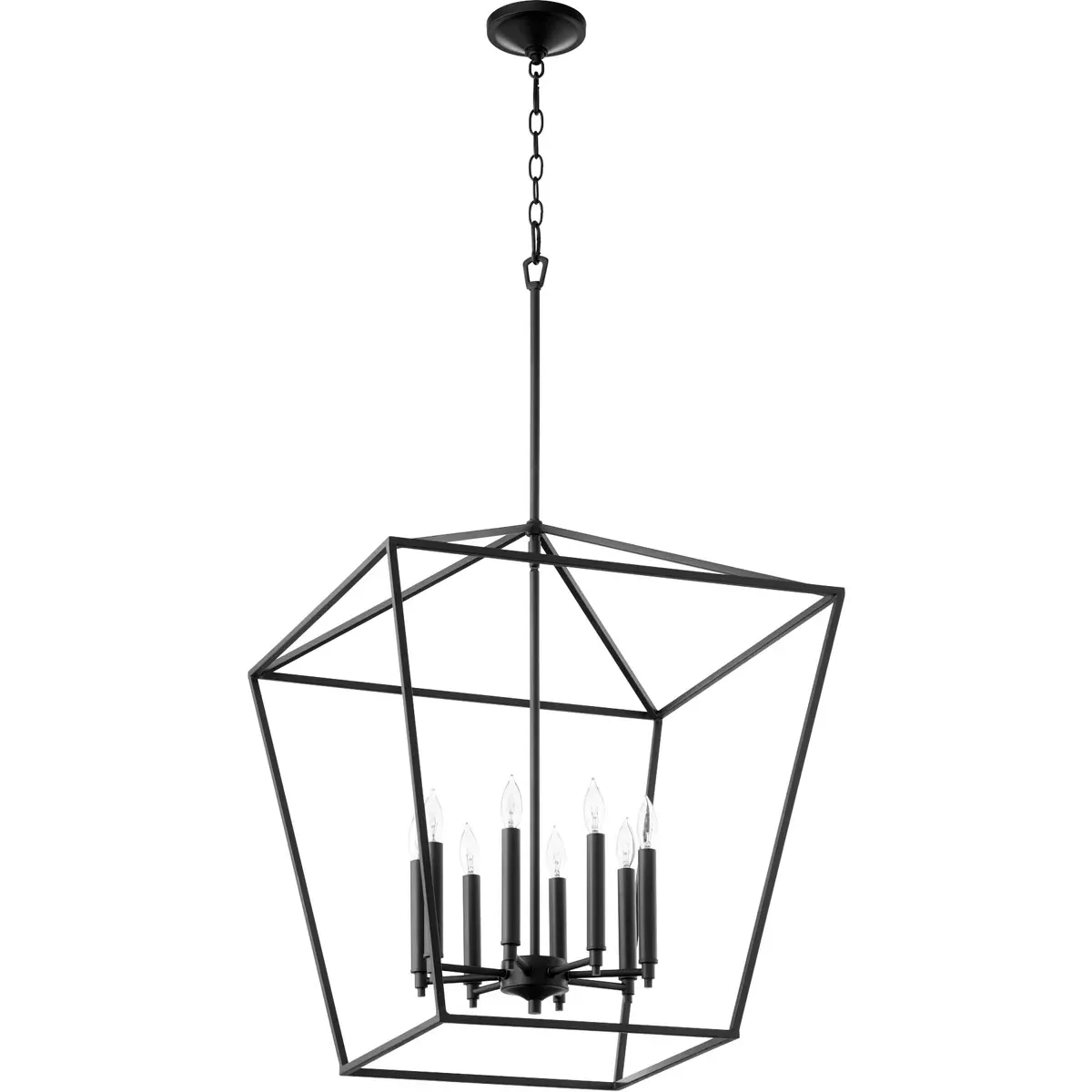 Quorum Gabriel 8-Light Foyer Pendant - Noir product
