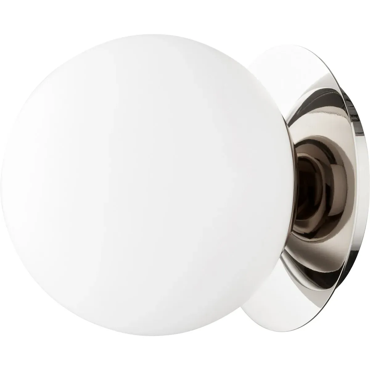 Quorum Globe 1-Light Semi Flush Mount - Polished Nickel product