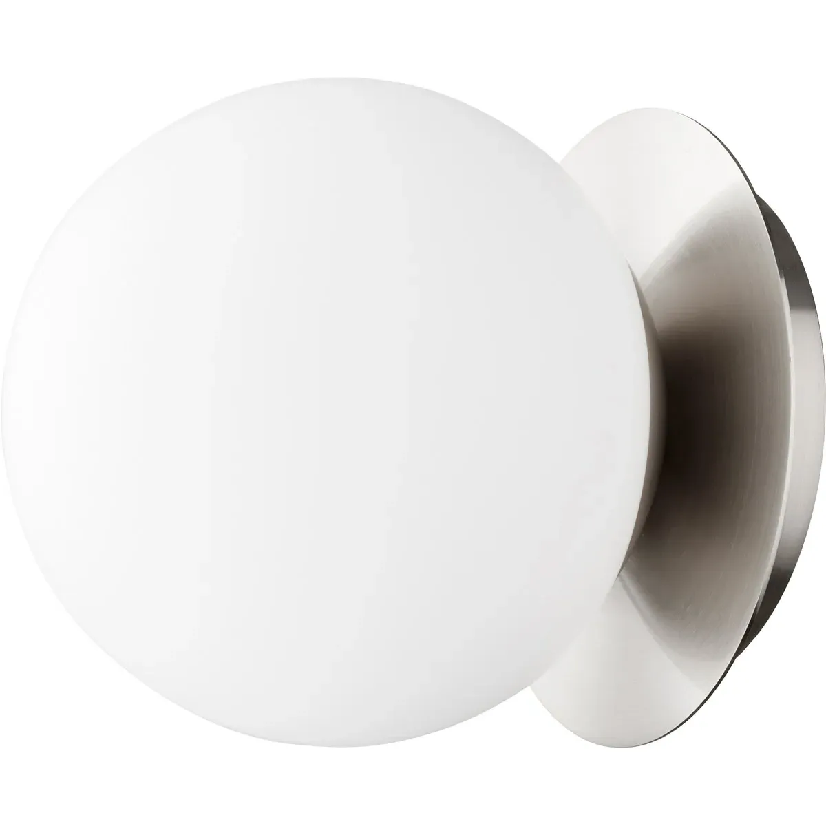 Quorum Globe 1-Light Semi Flush Mount - Satin Nickel product