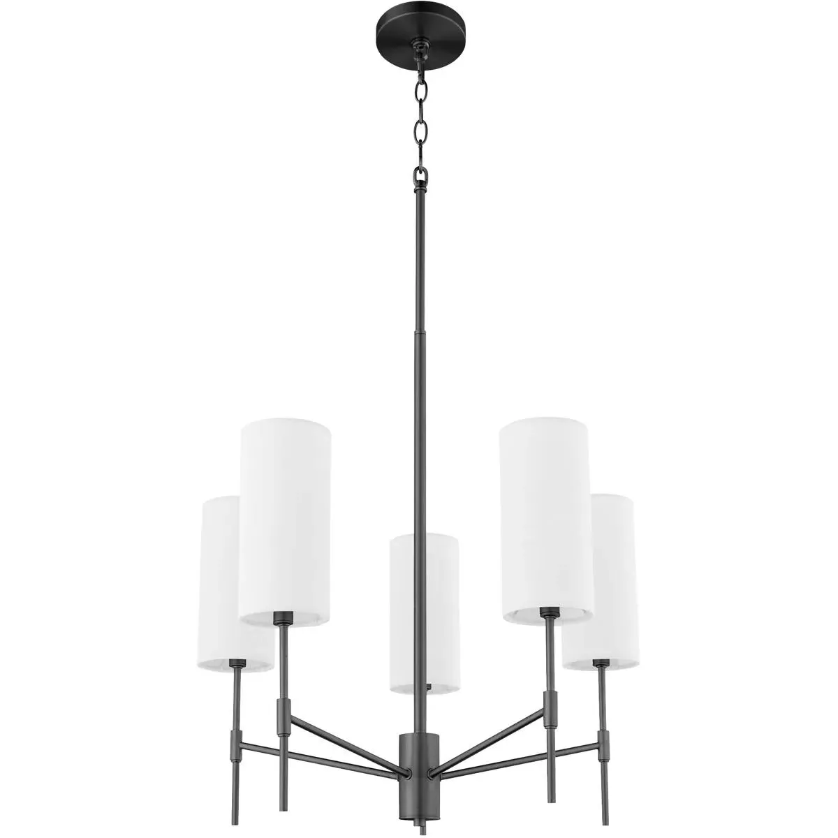 Quorum Hamilton 5-Light Chandelier - Matte Black product