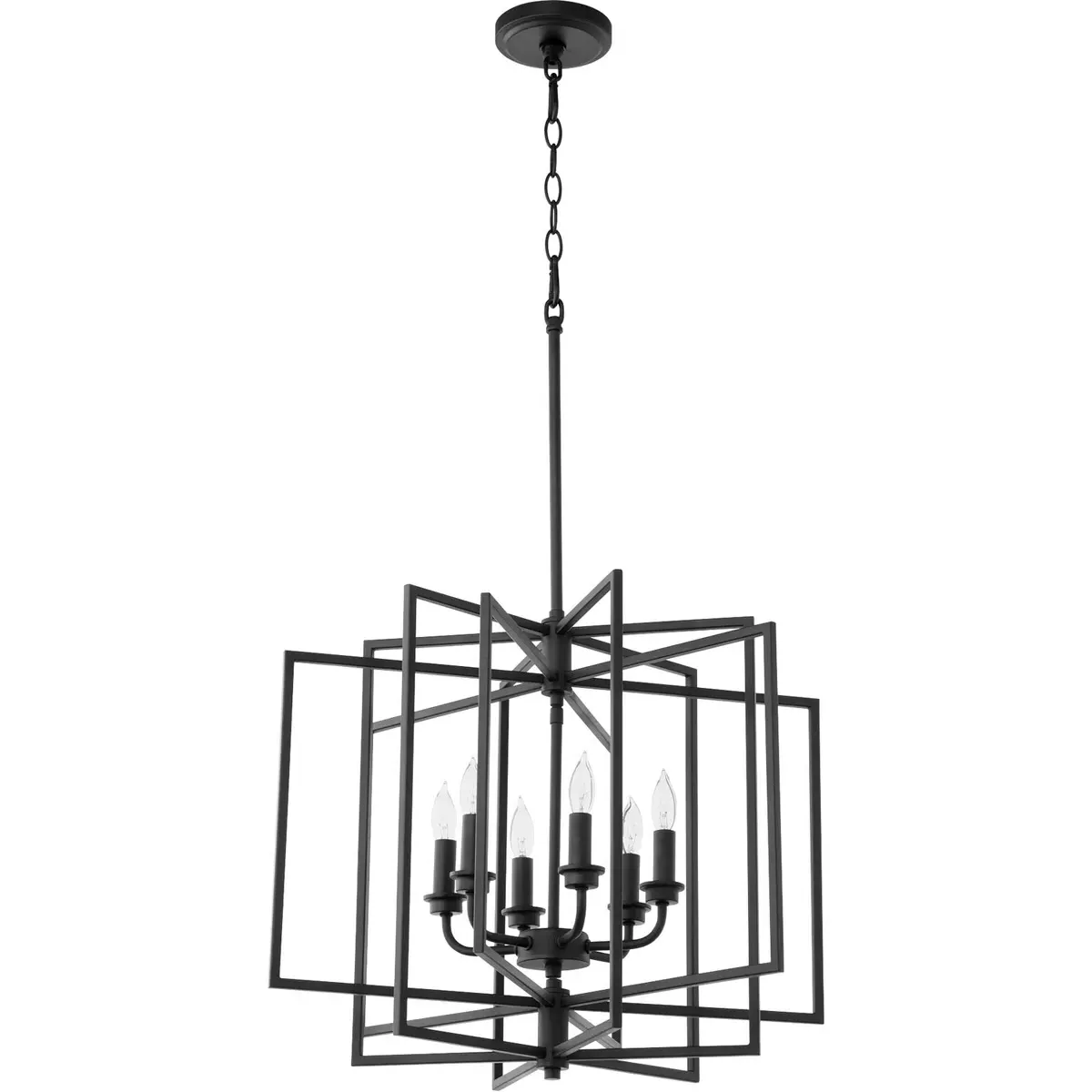 Quorum Hammond 6-Light Pendant Ceiling Light - Noir product