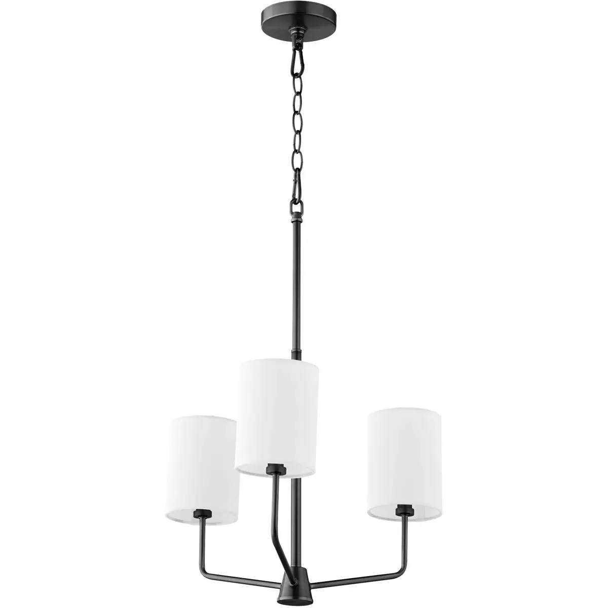 Quorum Harmony 3-Light 18" Chandelier - Matte Black product