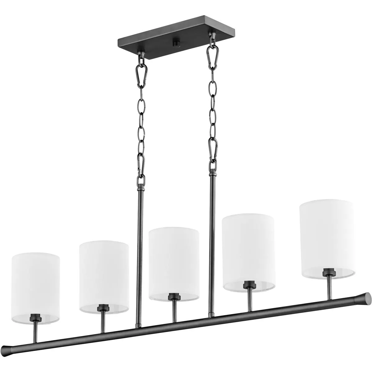 Quorum Harmony 5-Light Linear Chandelier - Matte Black product