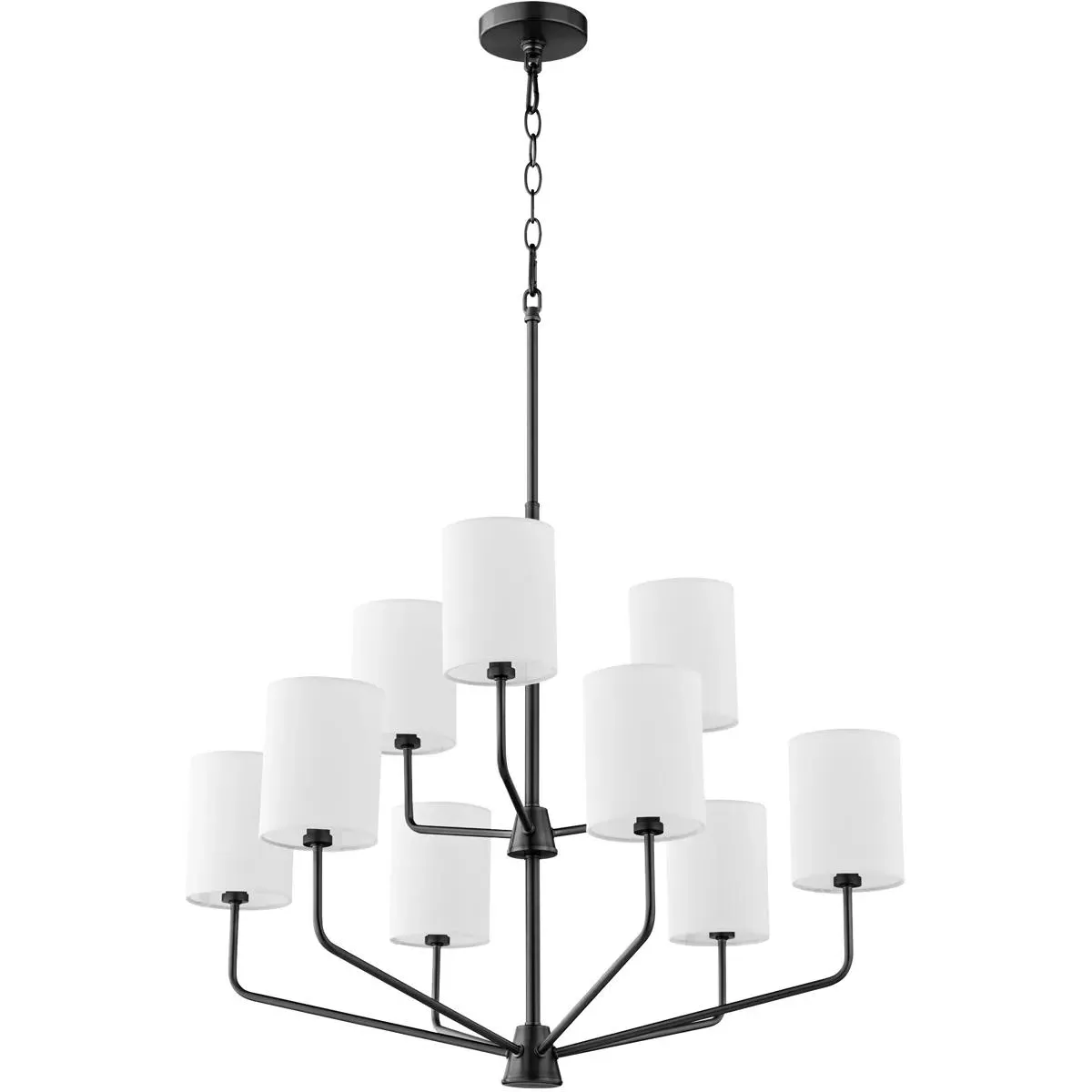 Quorum Harmony 9-Light Chandelier - Matte Black product