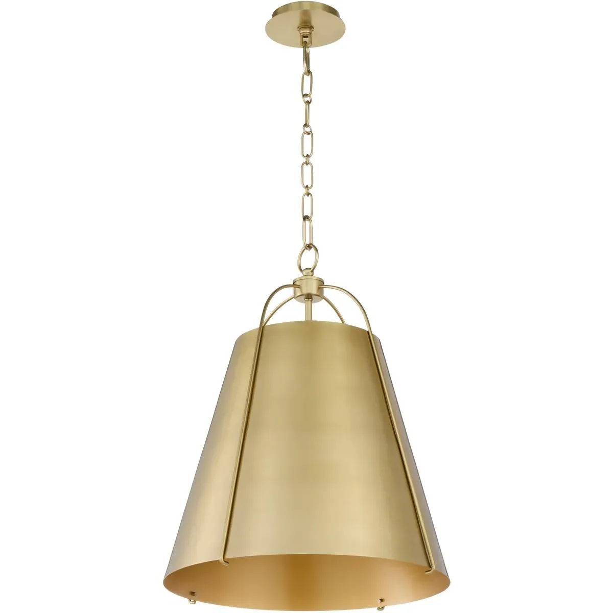 Quorum Jamie 3-Light Pendant - Aged Brass, Steel product