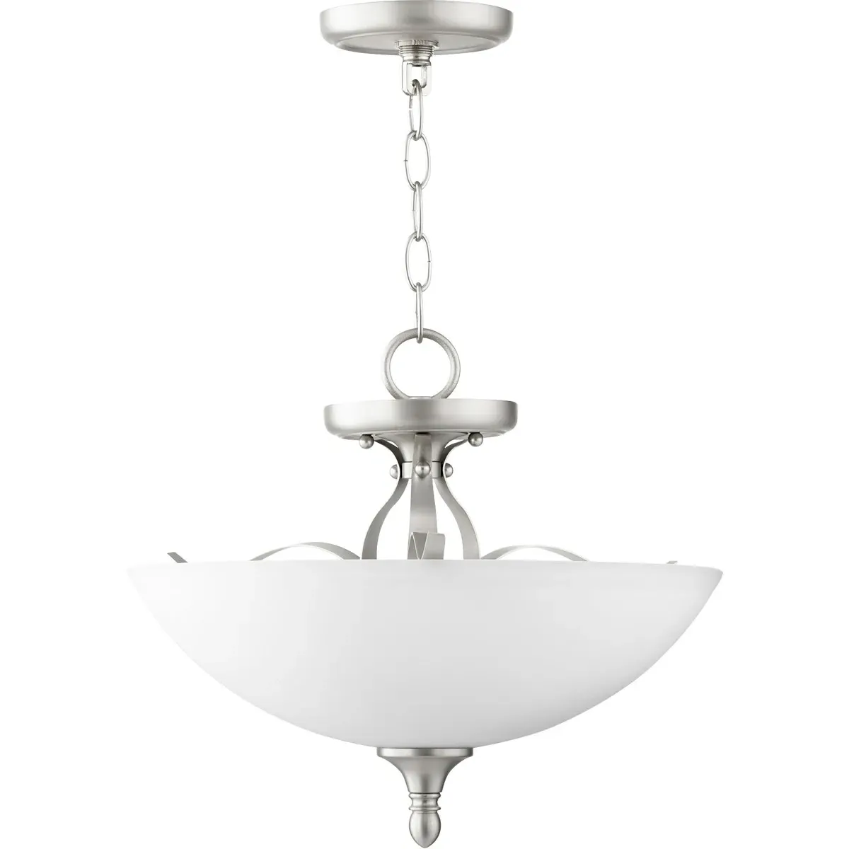 Quorum Jardin 3-Light Dual Mount Pendant - Satin Nickel product