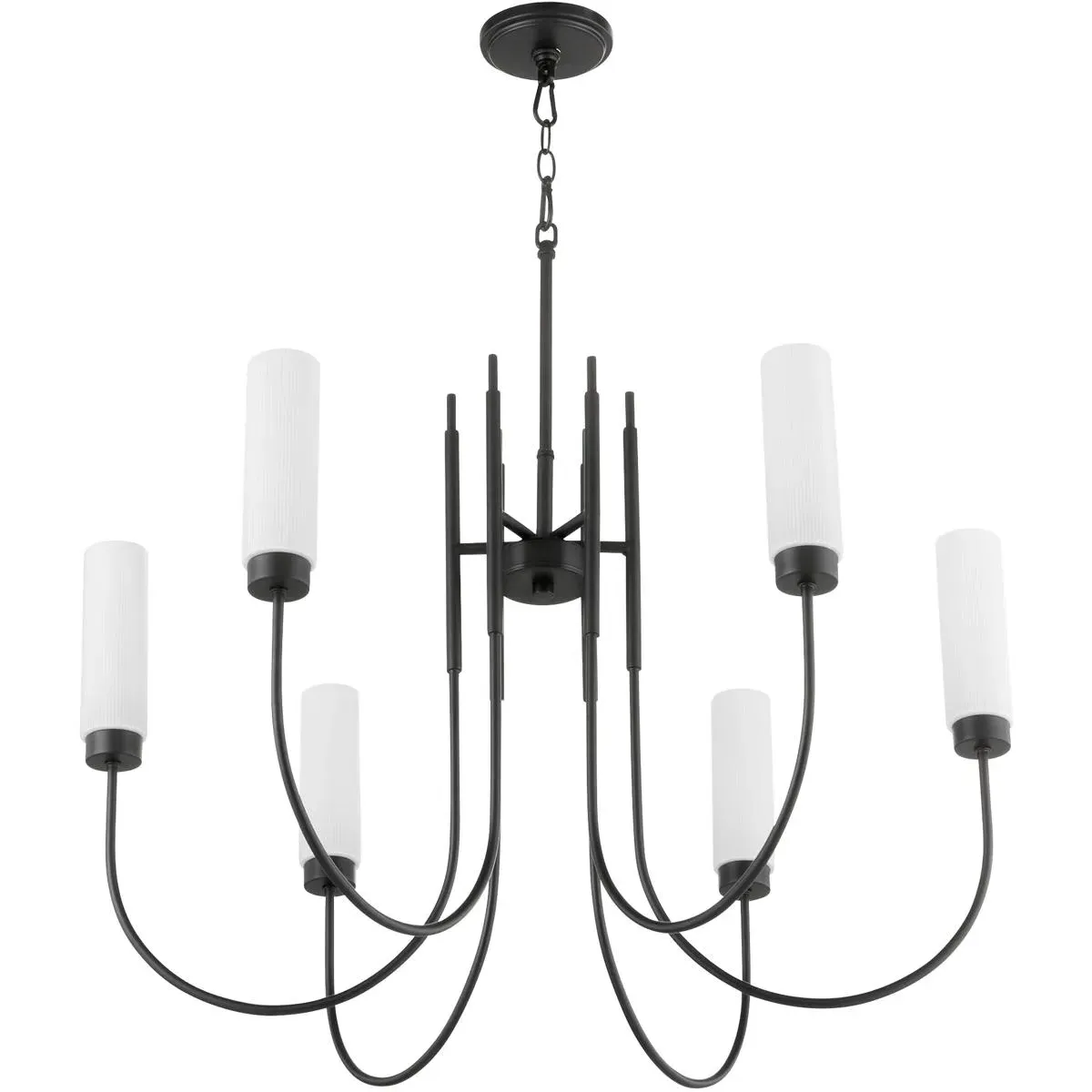 Quorum Jerome 6-Light Chandelier - Matte Black product