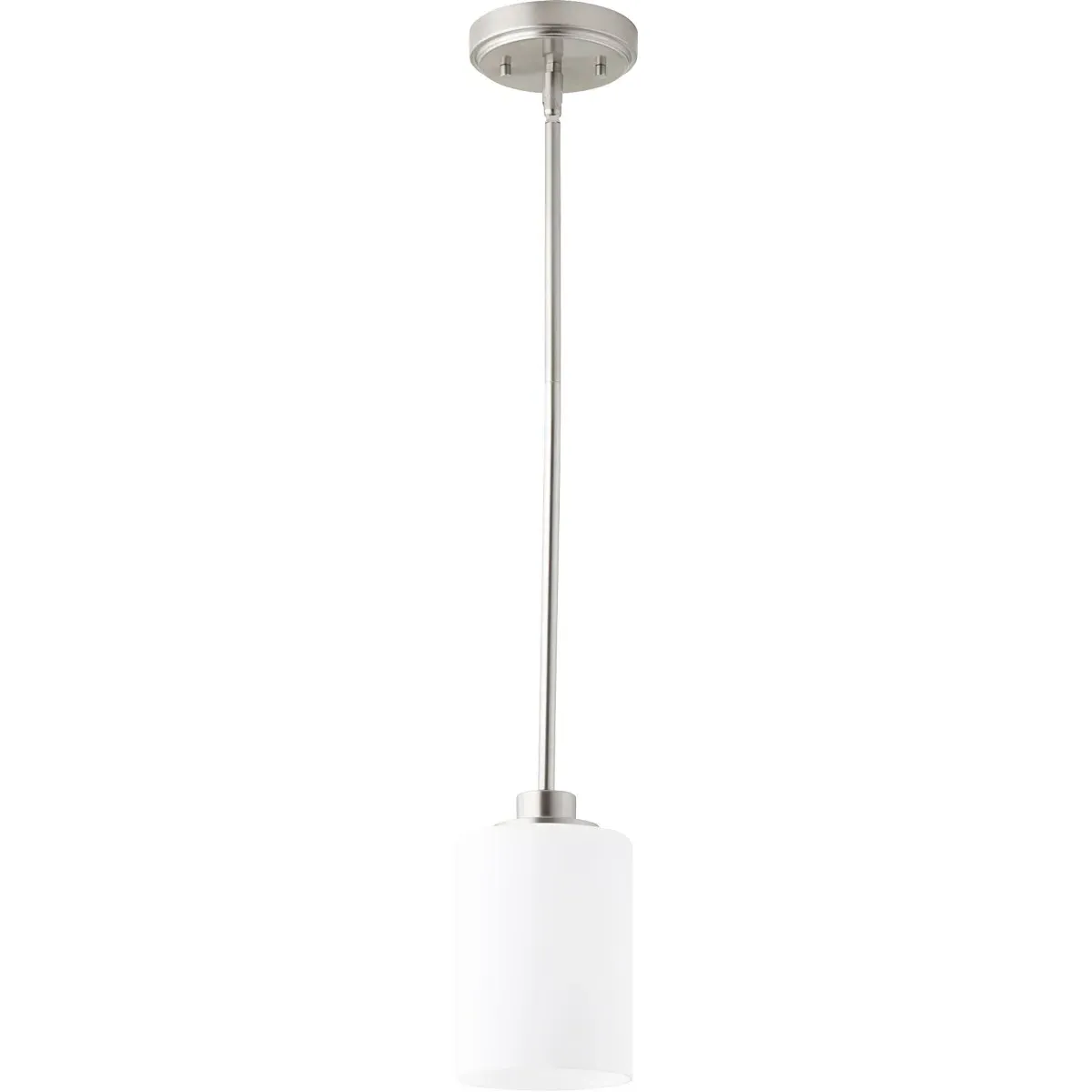 Quorum Lancaster 1-Light Mini Pendant - Satin Nickel product