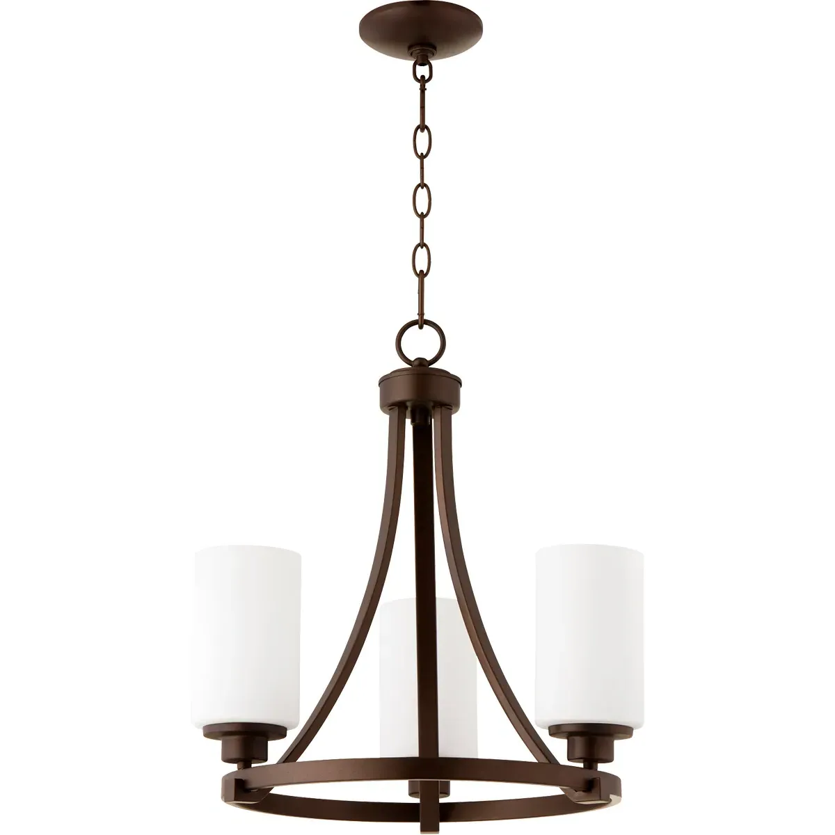 Quorum Lancaster 3-Light Mini Chandelier - Oiled Bronze product