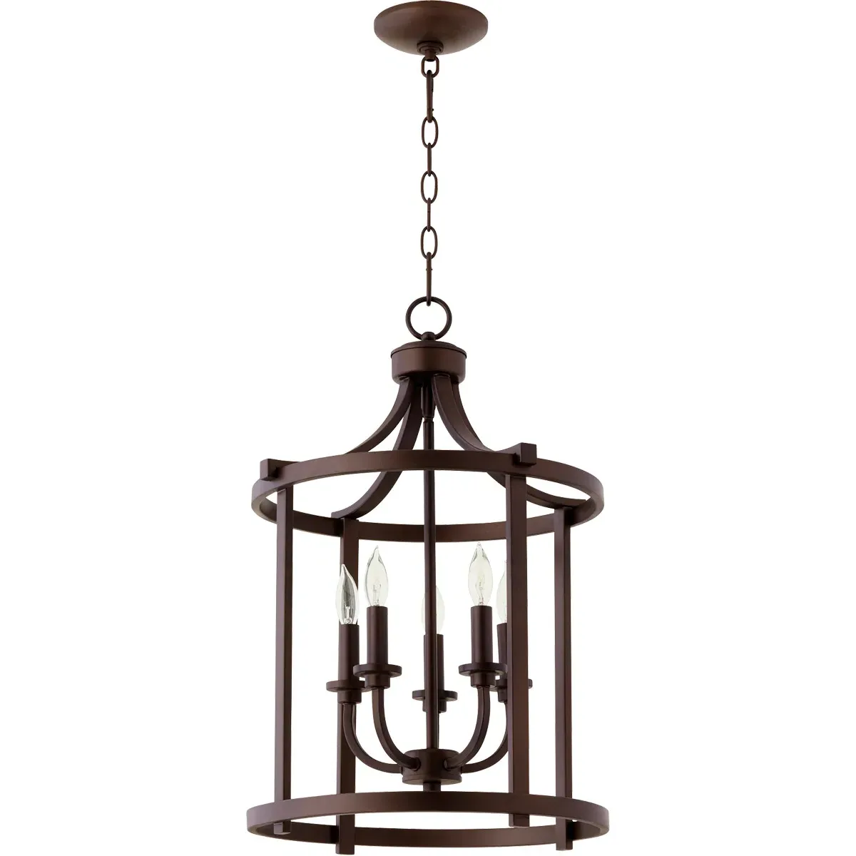 Quorum Lancaster 5-Light Foyer Pendant - Oiled Bronze product