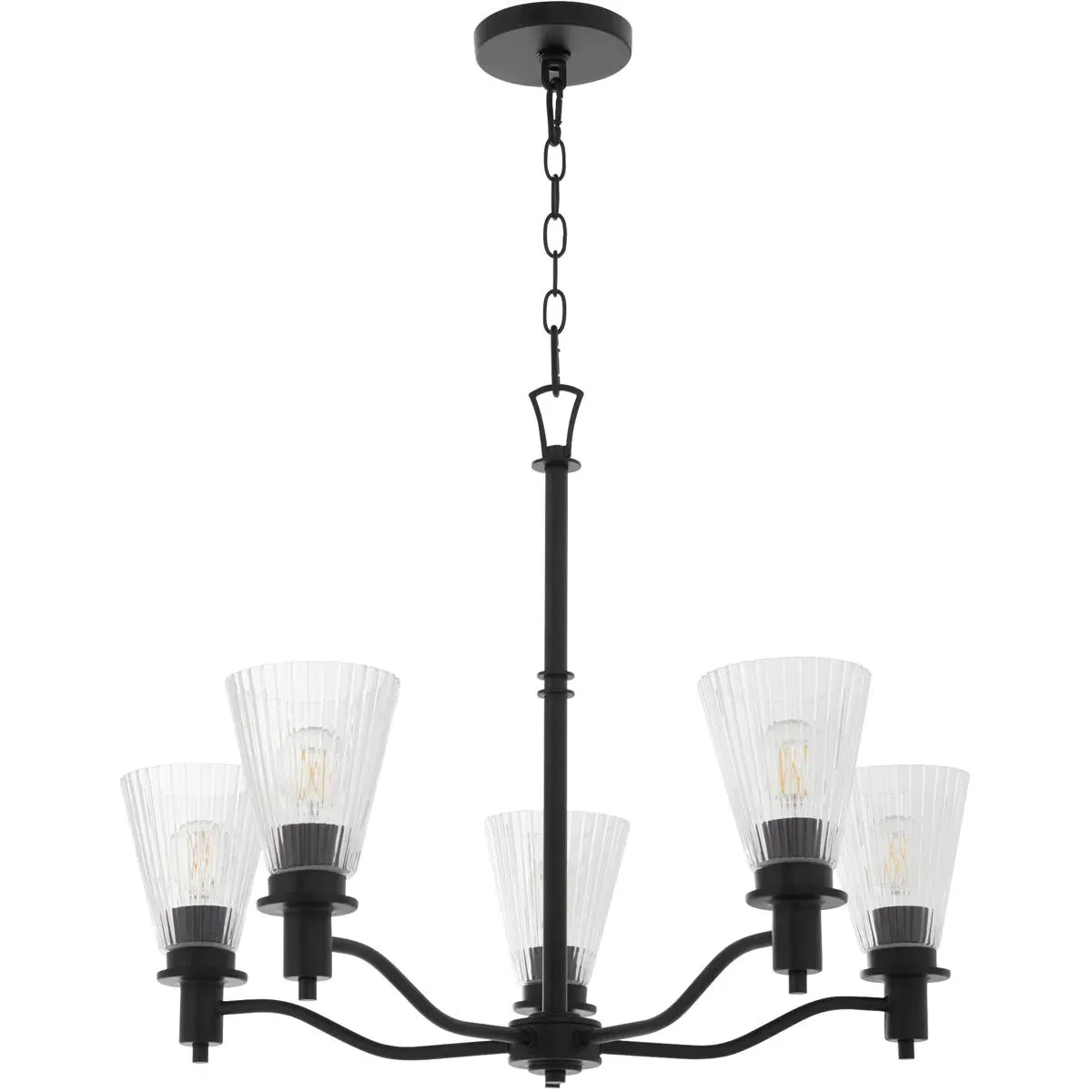 Quorum Lawton 5-Light Chandelier - Matte Black product