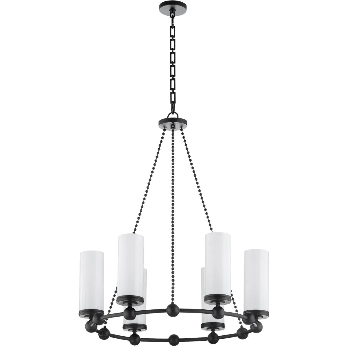 Quorum Lee Boulevard 6-Light 30 inch Chandelier - Matte Black product