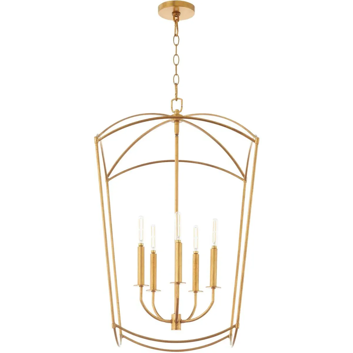Quorum Mantle 5-Light Pendant - Gold Leaf, Steel product