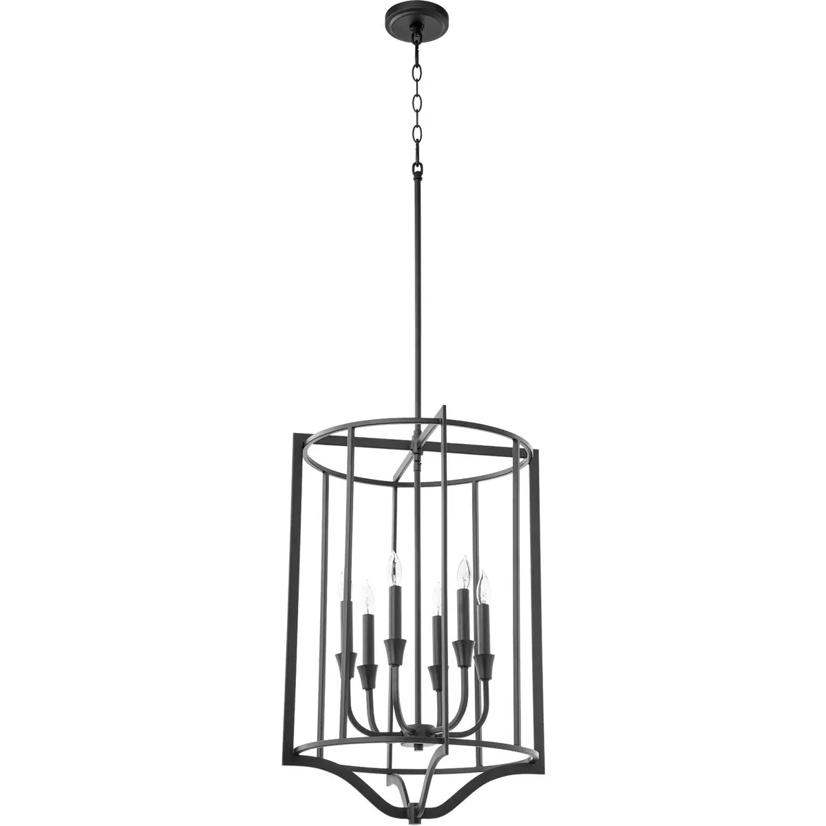 Quorum Marquee 6-Light Pendant Ceiling Light - Noir product