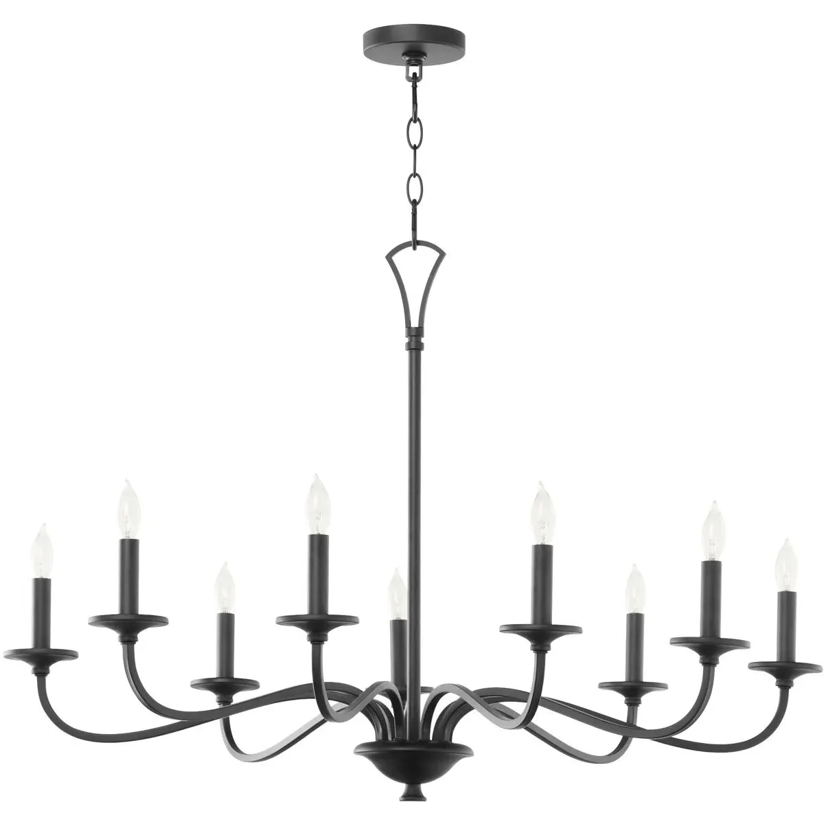 Quorum Maryse 9-Light Chandelier - Matte Black product