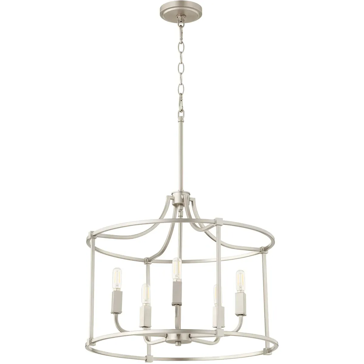 Quorum Olympus 5-Light Nook Ceiling Light - Satin Nickel product