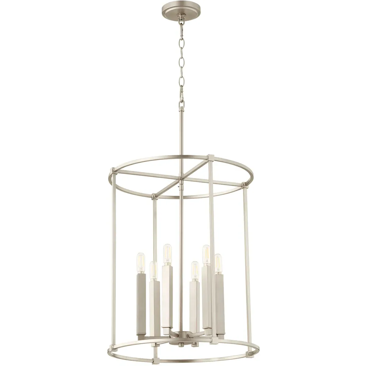 Quorum Olympus 6-Light Entry Ceiling Light - Satin Nickel product