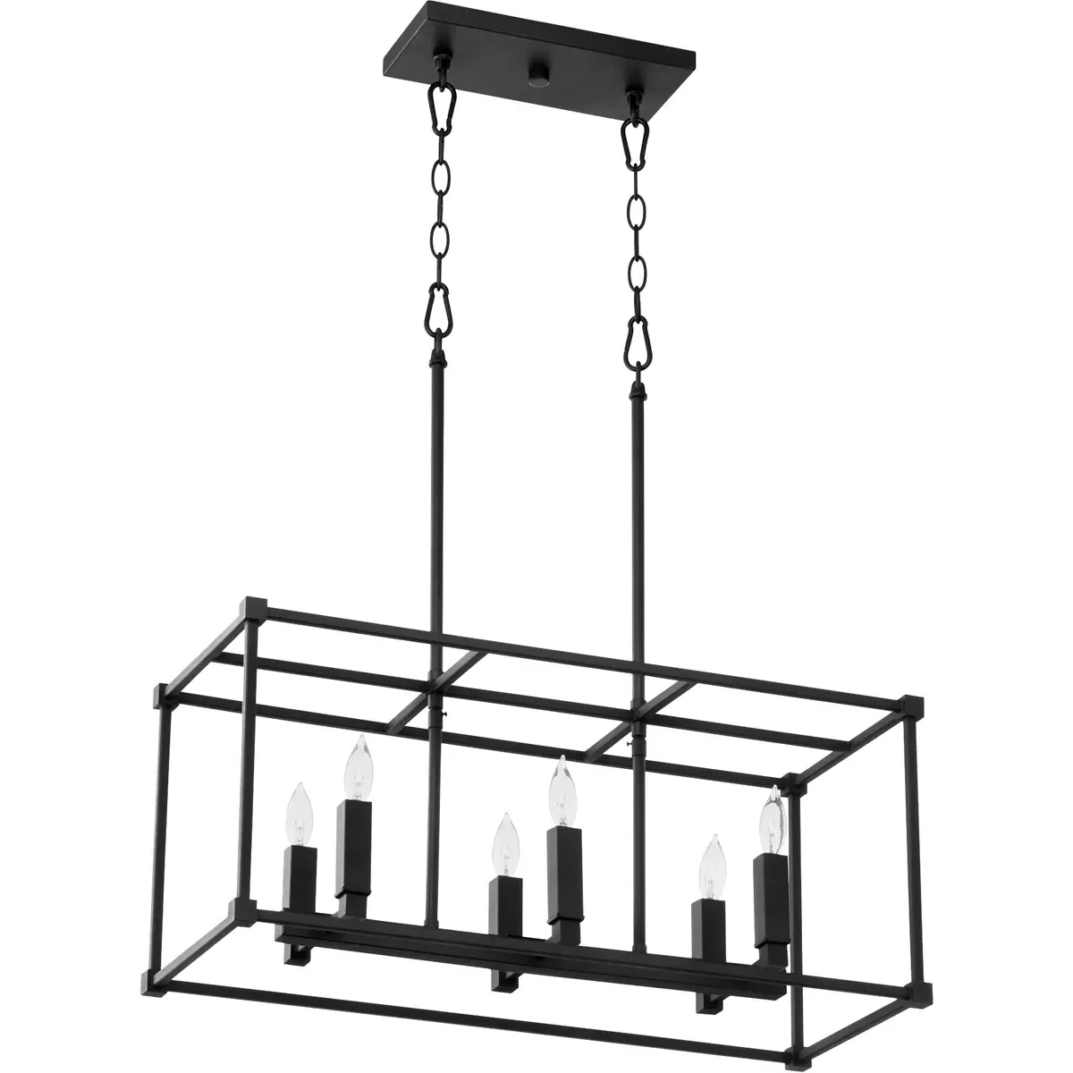 Quorum Olympus 6-Light Linear Pendant - Noir product