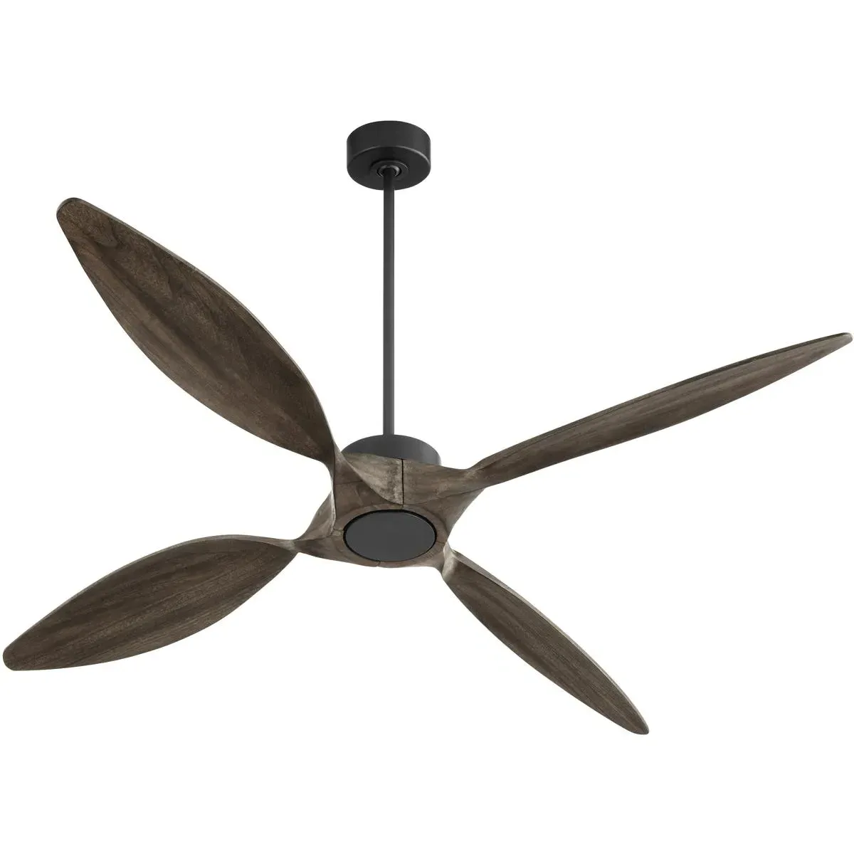 Quorum Papillon 66-Inch Ceiling Fan - Matte Black, Walnut product