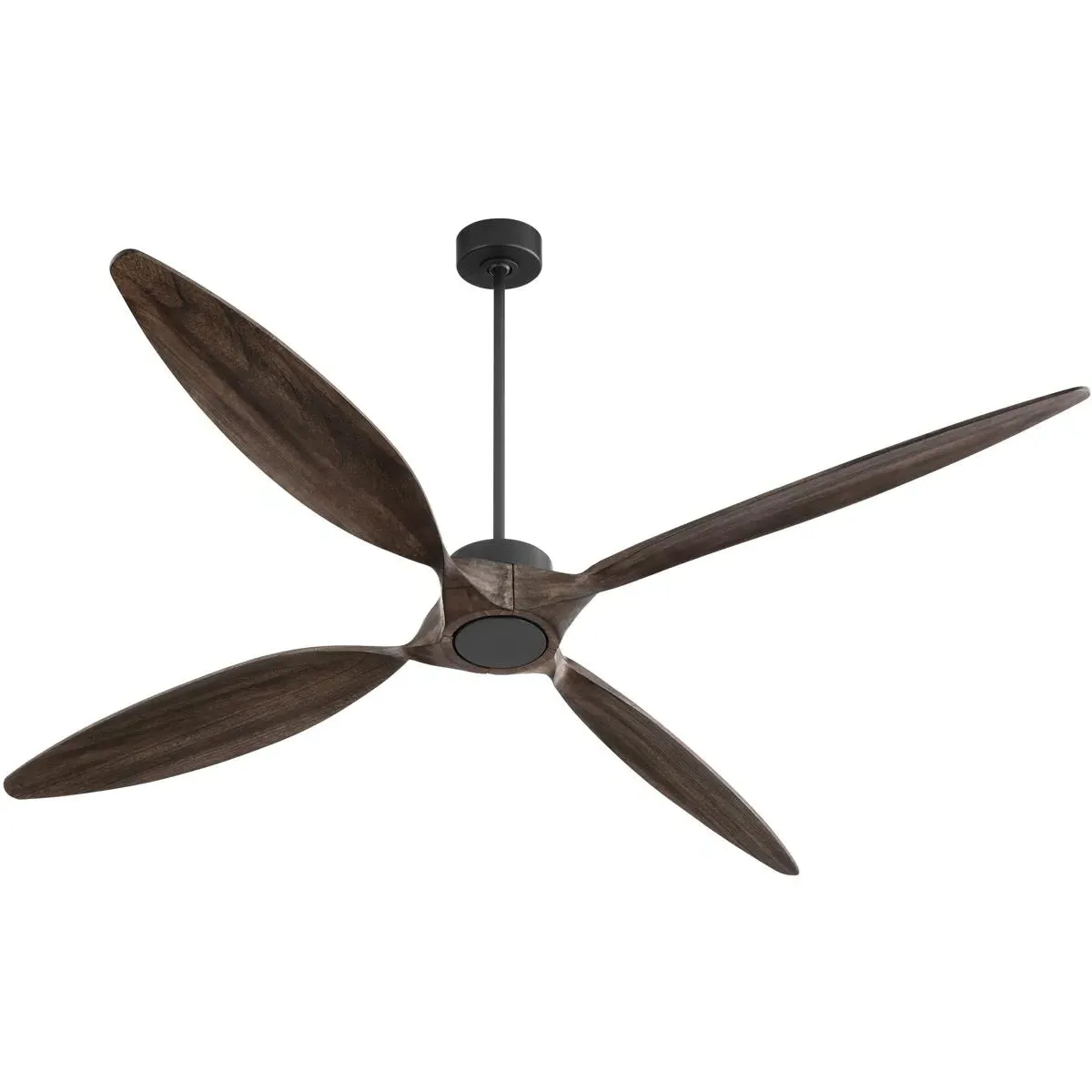 Quorum Papillon 80-Inch Ceiling Fan - Matte Black, Walnut product