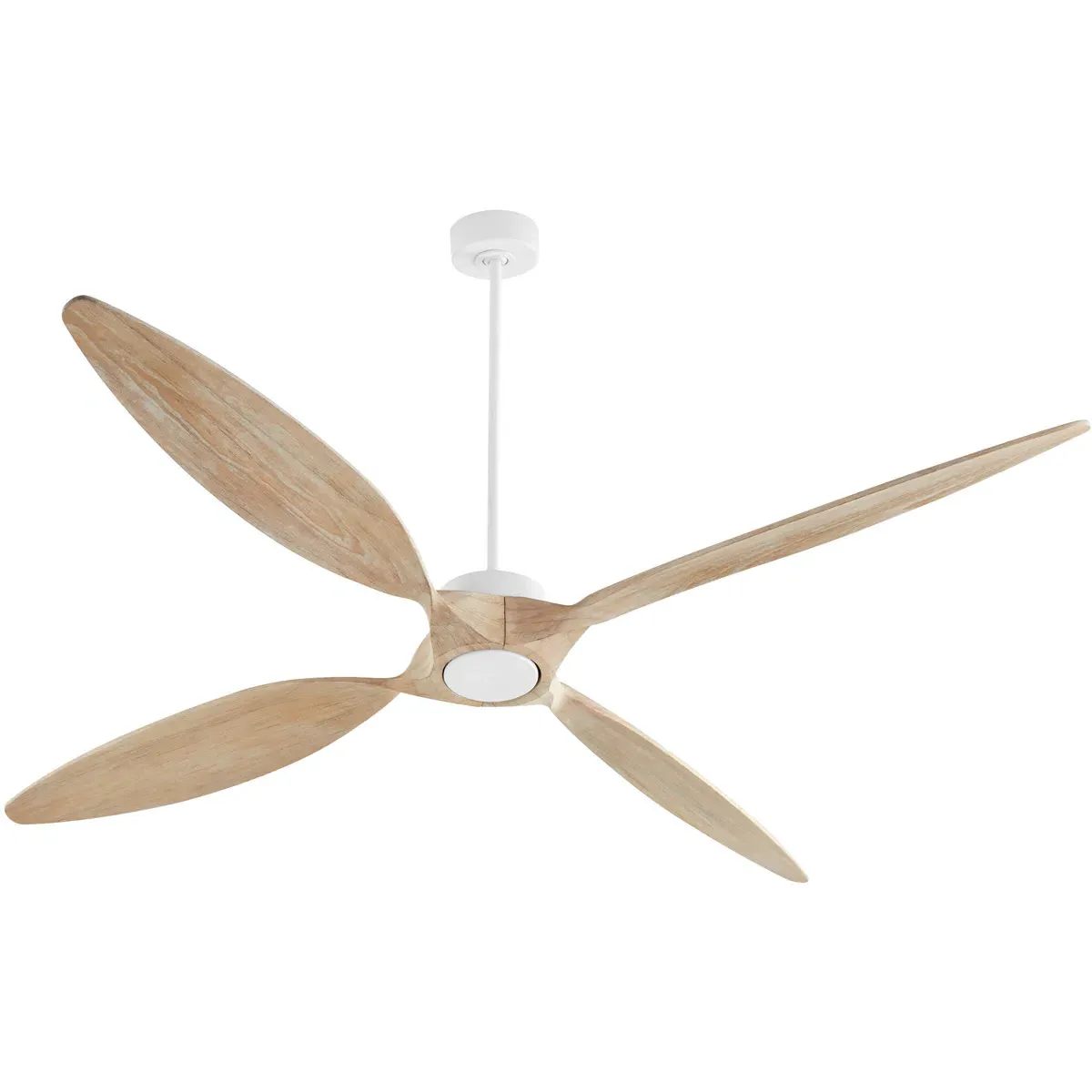 Quorum Papillon 80 Inch Ceiling Fan - Studio White, Weathered Gray product