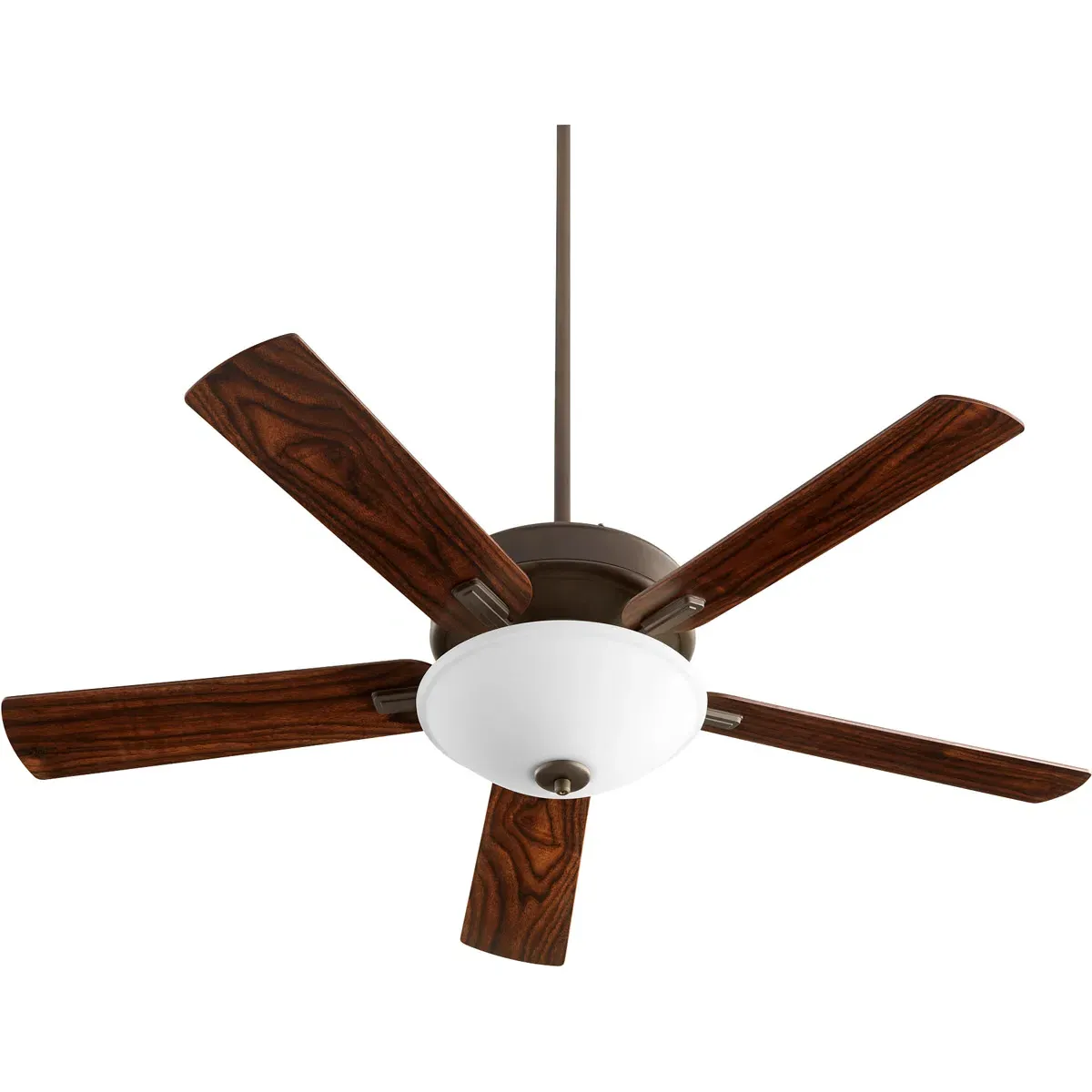 Quorum Premier 52-Inch Ceiling Fan - Oiled Bronze, Walnut/Weathered Oak product