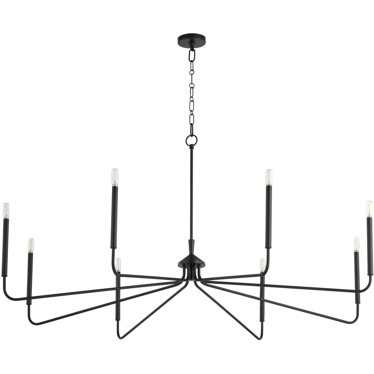 Quorum Providence 8-Light Chandelier - Matte Black product
