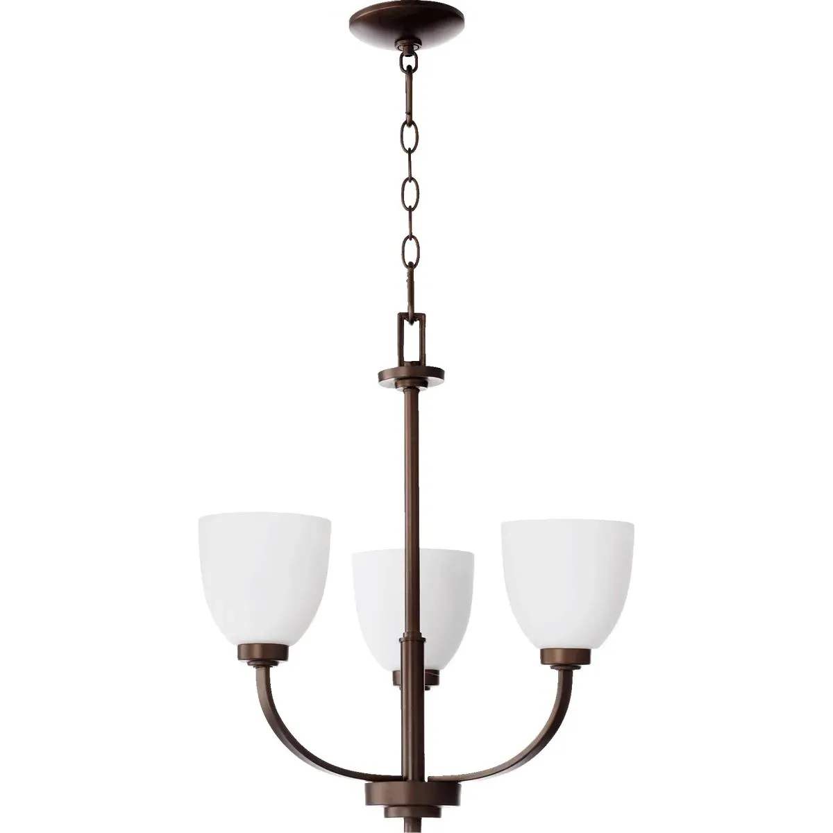Quorum Reyes 3-Light Mini Chandelier - Oiled Bronze product