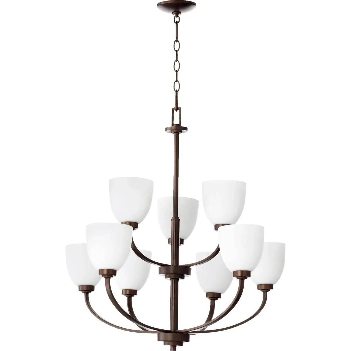 Quorum Reyes 9-Light Chandelier - Oiled Bronze product