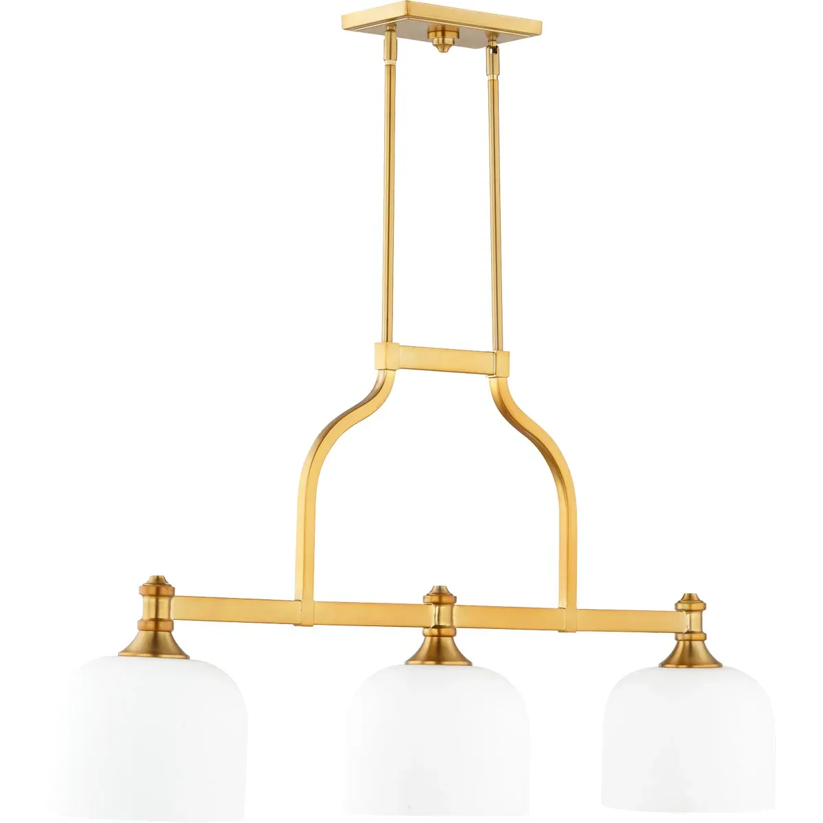 Quorum Richmond 3-Light Island Light - Aged Brass product