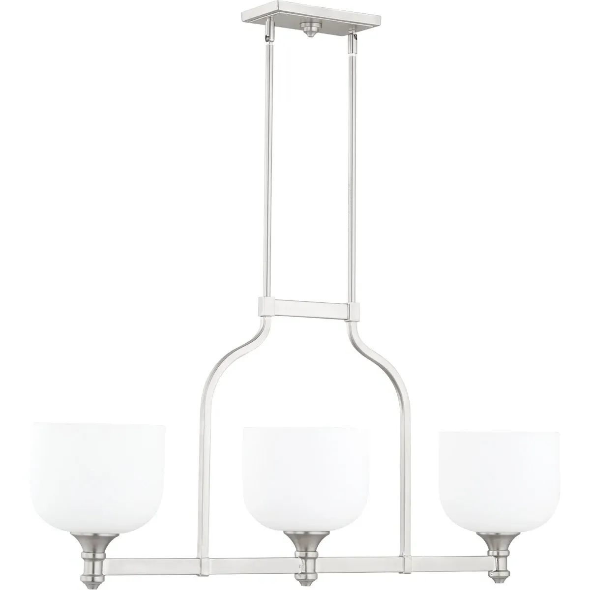 Quorum Richmond 3-Light Island Light - Satin Nickel product