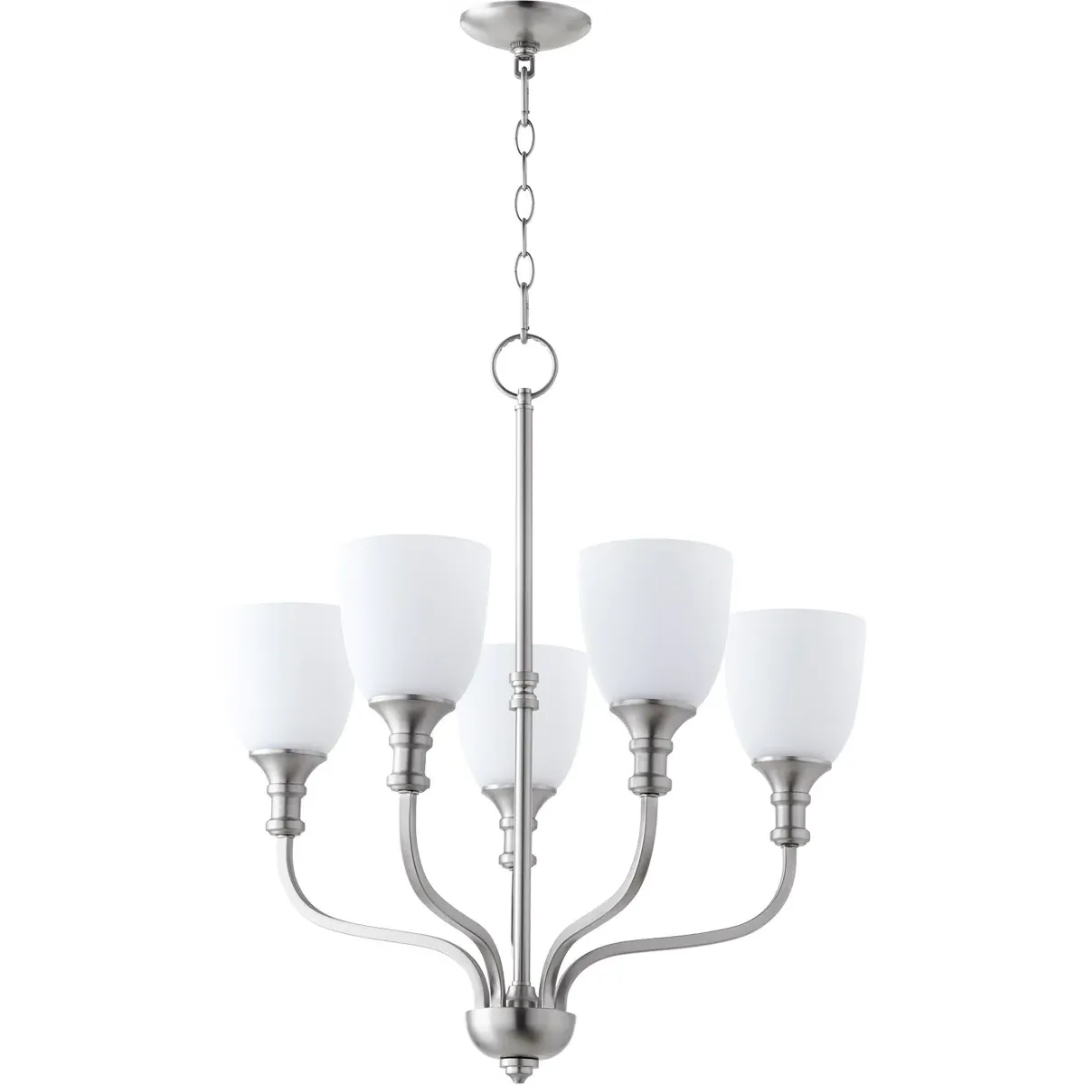 Quorum Richmond 5-Light Chandelier - Satin Nickel product