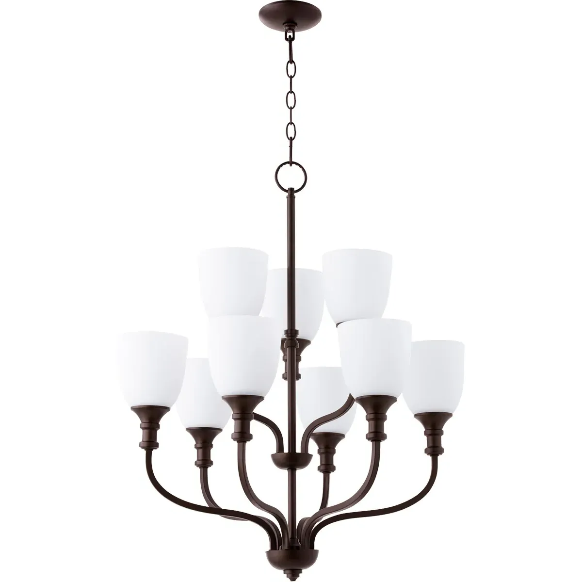 Quorum Richmond 9-Light Chandelier - Oiled Bronze product