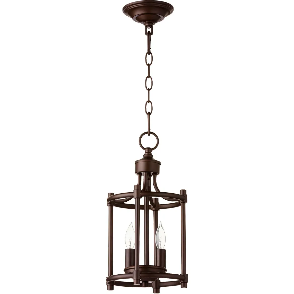 Quorum Rossington 2-Light Mini Chandelier - Oiled Bronze product