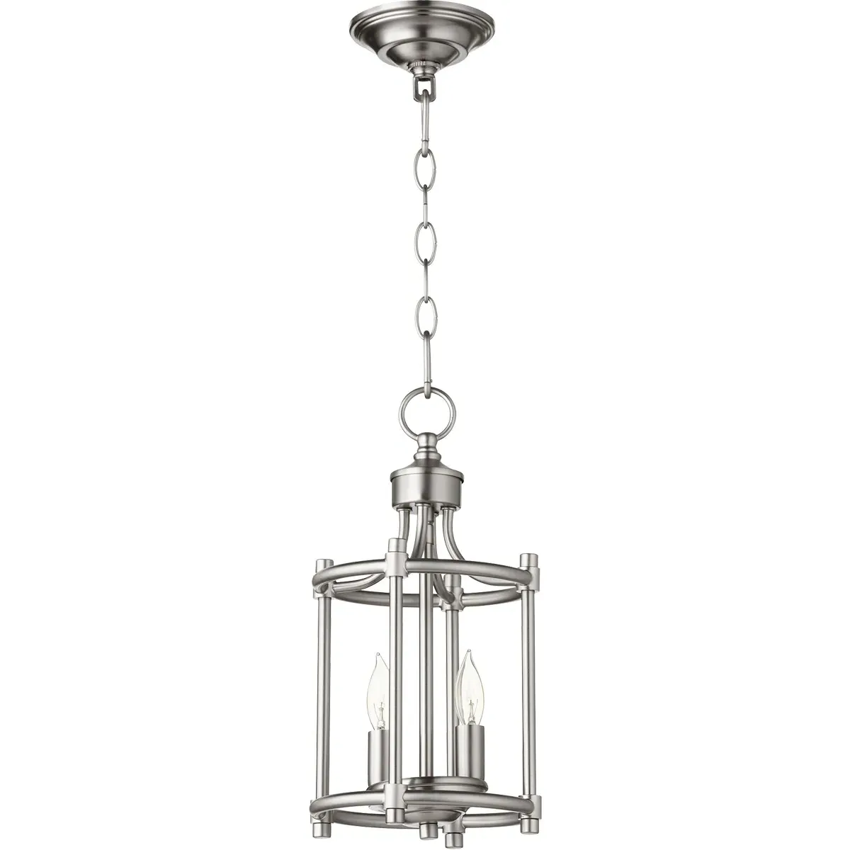 Quorum Rossington 2-Light Mini Chandelier - Satin Nickel product