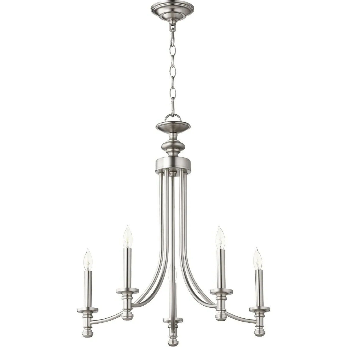 Quorum Rossington 5-Light Chandelier - Satin Nickel product